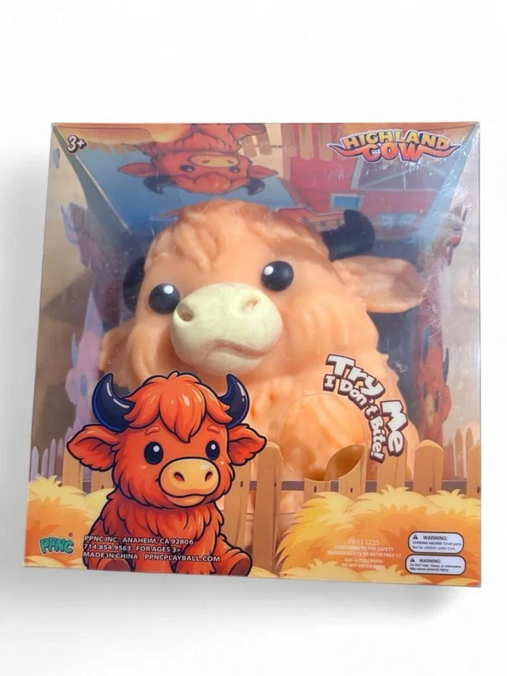 PPNC Highland Cow Squishy Toy – New